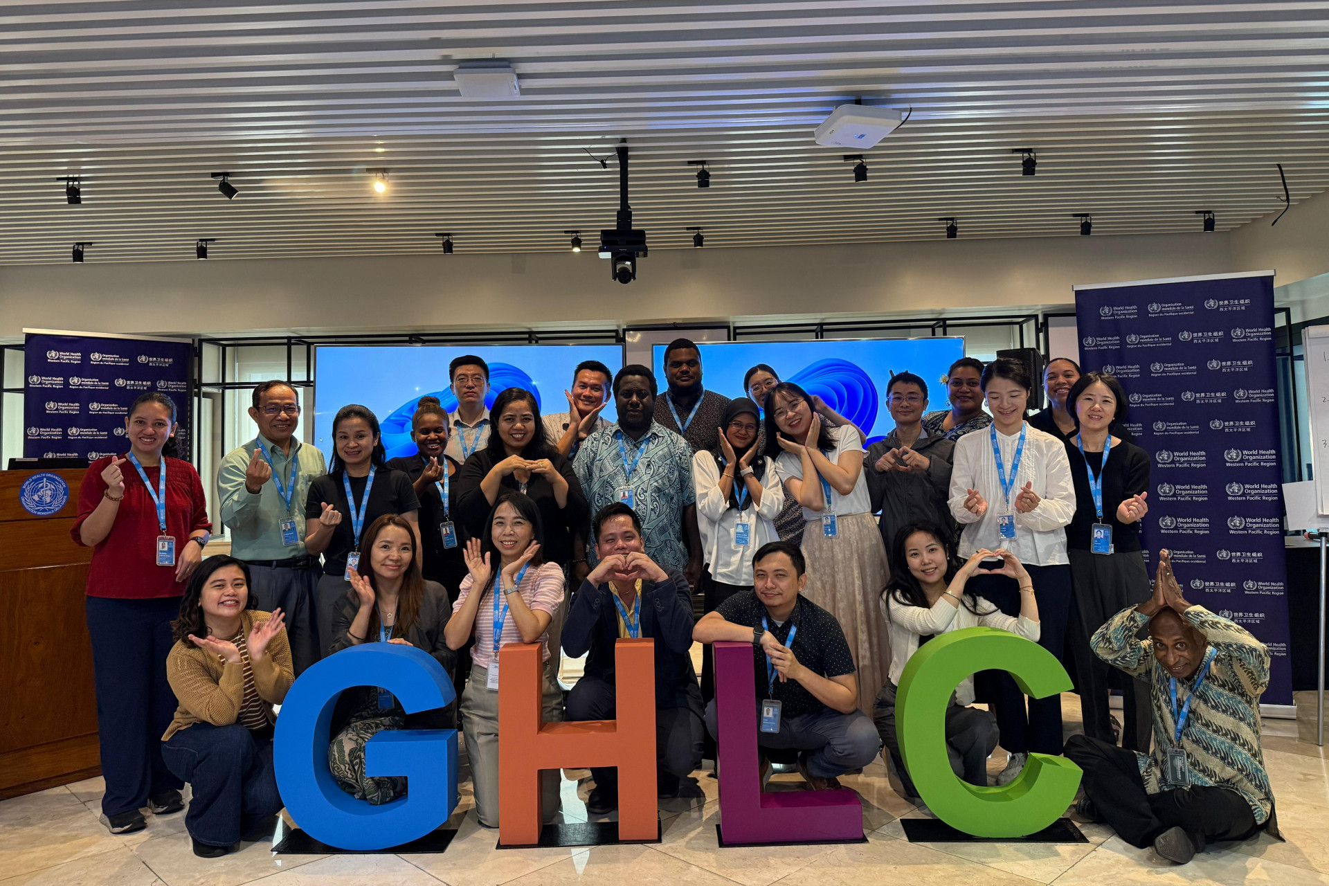 Global Health Learning Centre - group photo