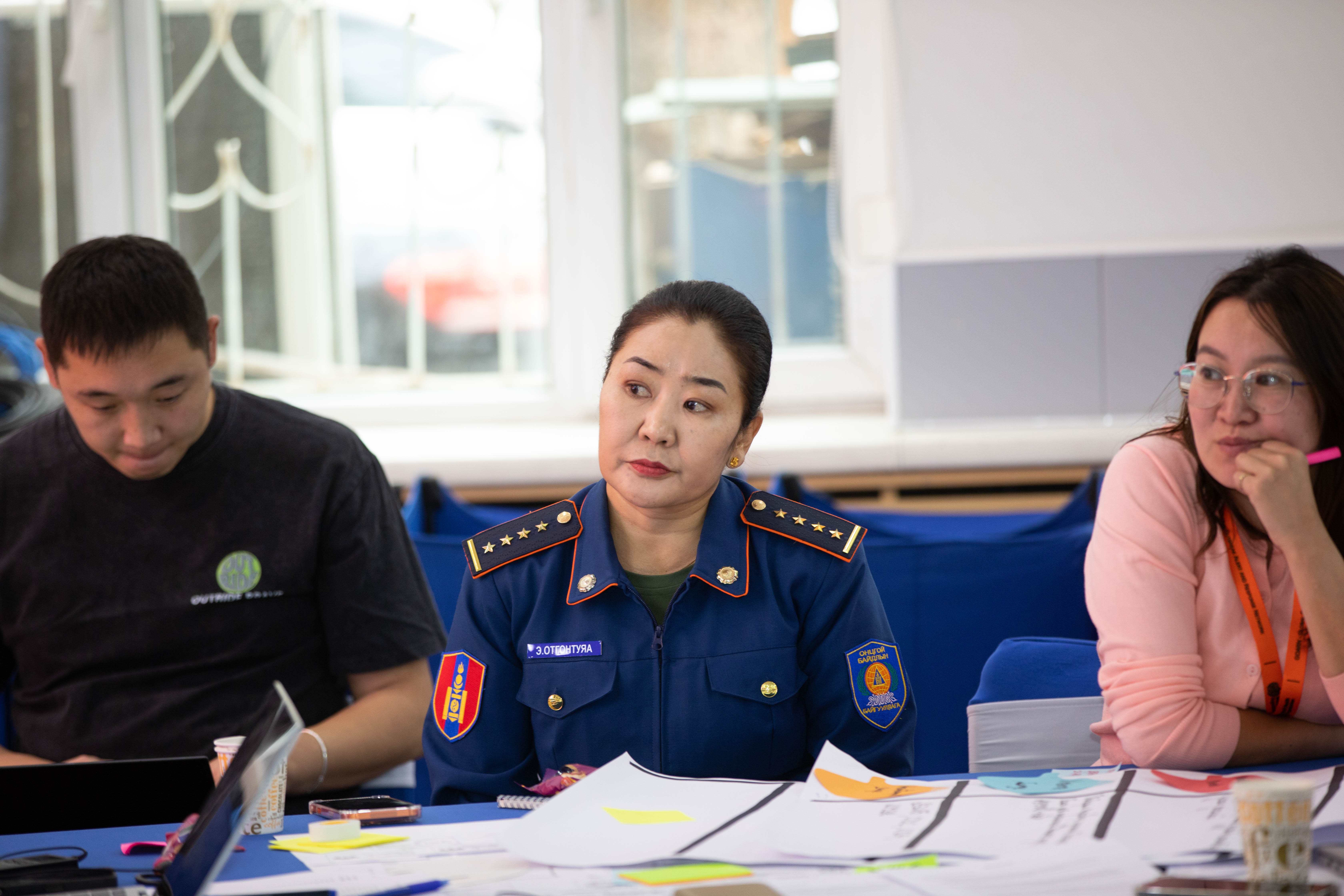 Public health experts from Mongolia and partner organizations take part in a GOARN-led exercise to test and strengthen national emergency workforce response capacities