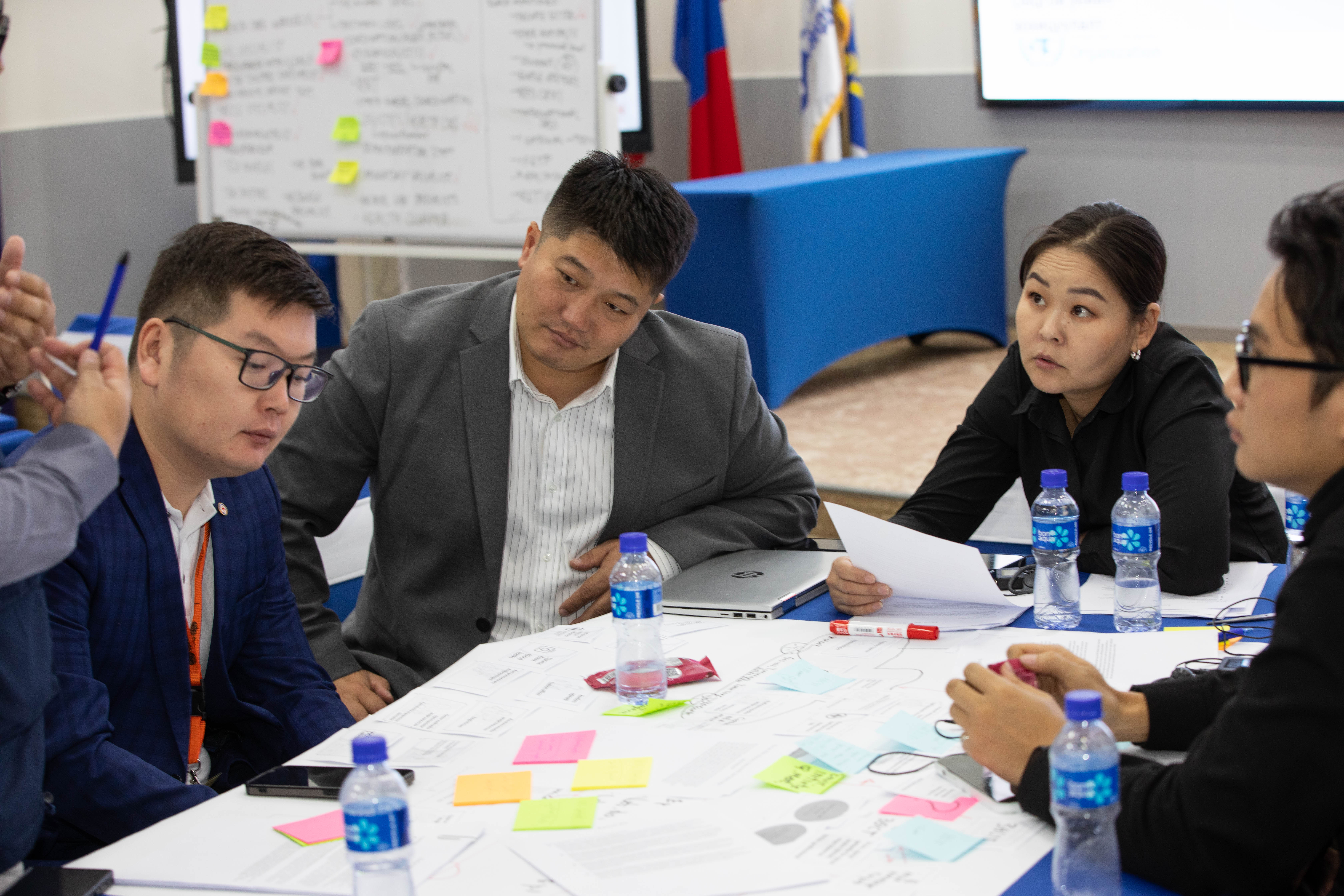 Participants from Mongolia’s health sector and partners join the country’s first GOARN-led functional exercise to strengthen emergency workforce readiness and response