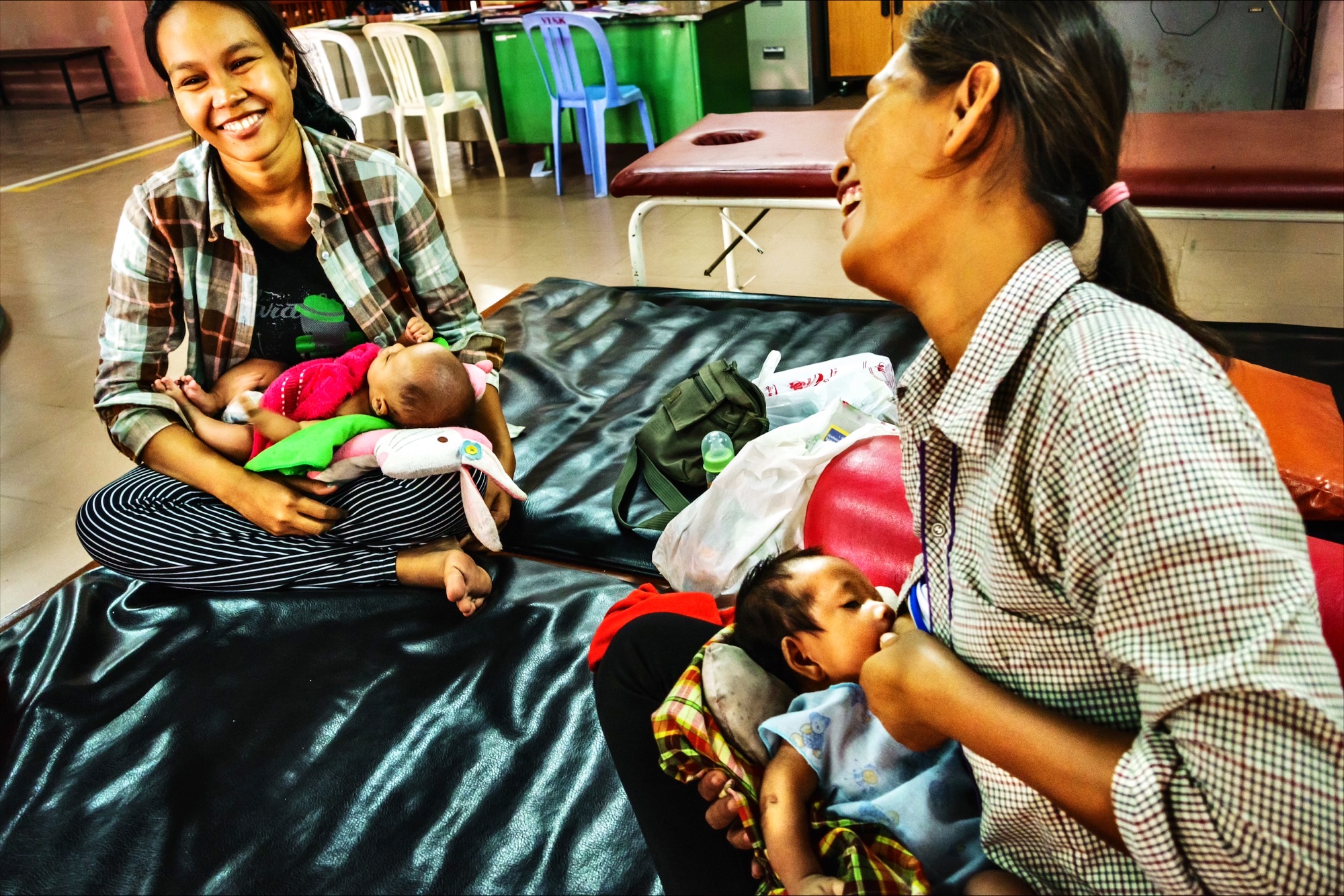 Mothers and children born with clubfoot at the Phnom Penh Rehabilitation Center