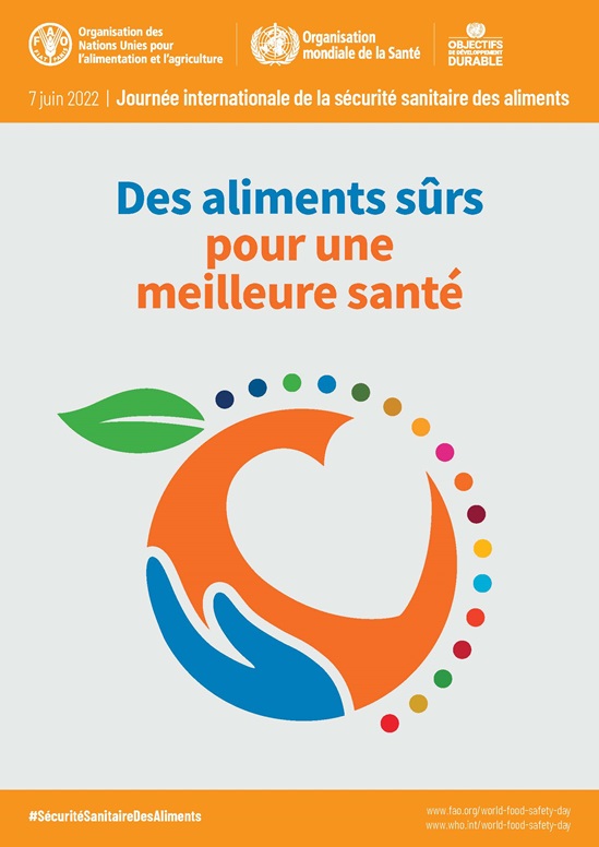 French World Food Safety Day 2022 poster - Vertical