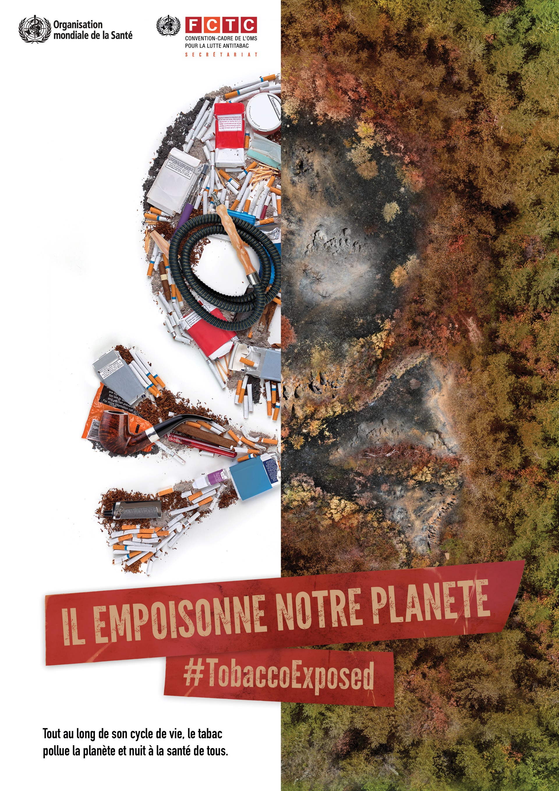 World No Tobacco Day 2022 poster-fr Affiche de la Journée mondiale sans tabac 2022