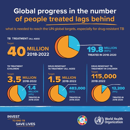 Global progress in the number of people treated lags behind_WTBD 2022