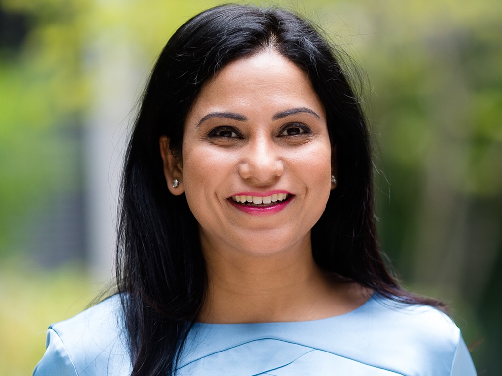 Headshot of Dr Roopa Dhatt.