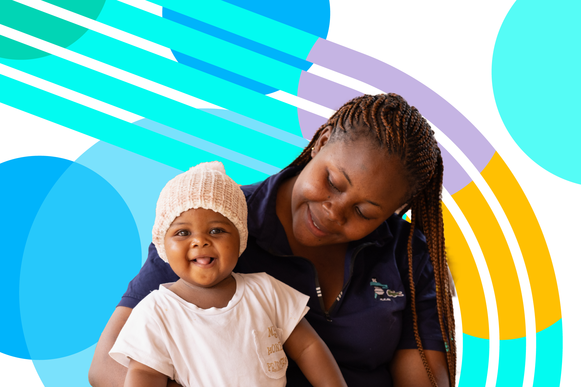 Mother and child for World Immunization Week 2025