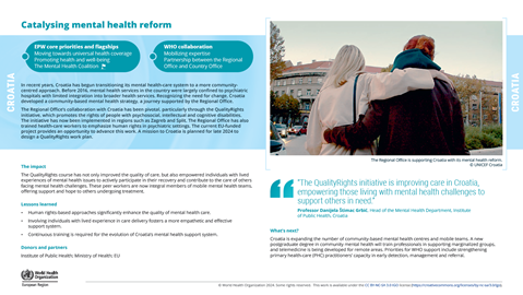 Health impact story - Croatia 2024