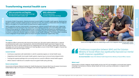 Health impact story - Estonia 2024