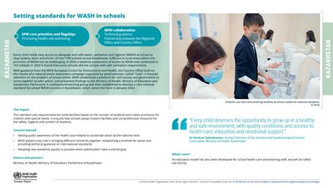 Health impact story - Kazakhstan 2024