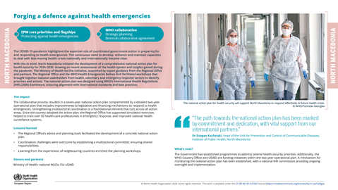 Health impact story - North Macedonia 2024
