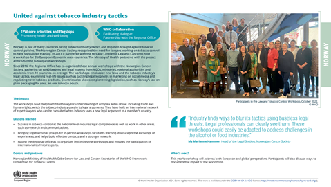 Health impact story - Norway 2024