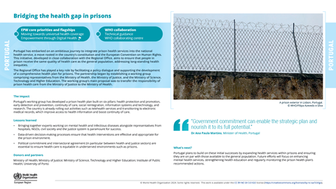 Health impact story - Portugal 2024