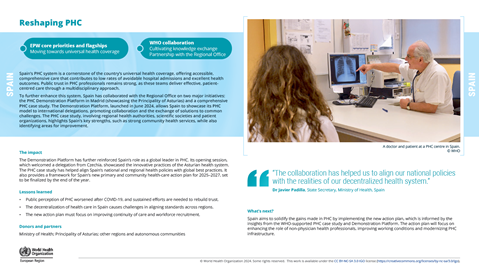 Health impact story - Spain 2024