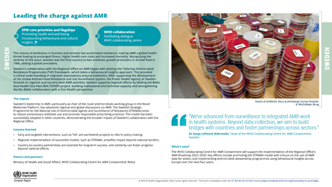 Health impact story - Sweden 2024