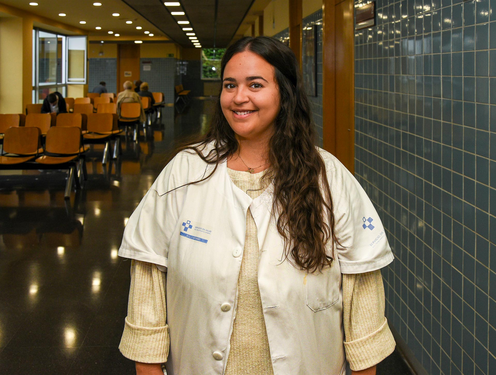 Andrea Garcia Prado, a nurse at the Centro de Salud El Llano