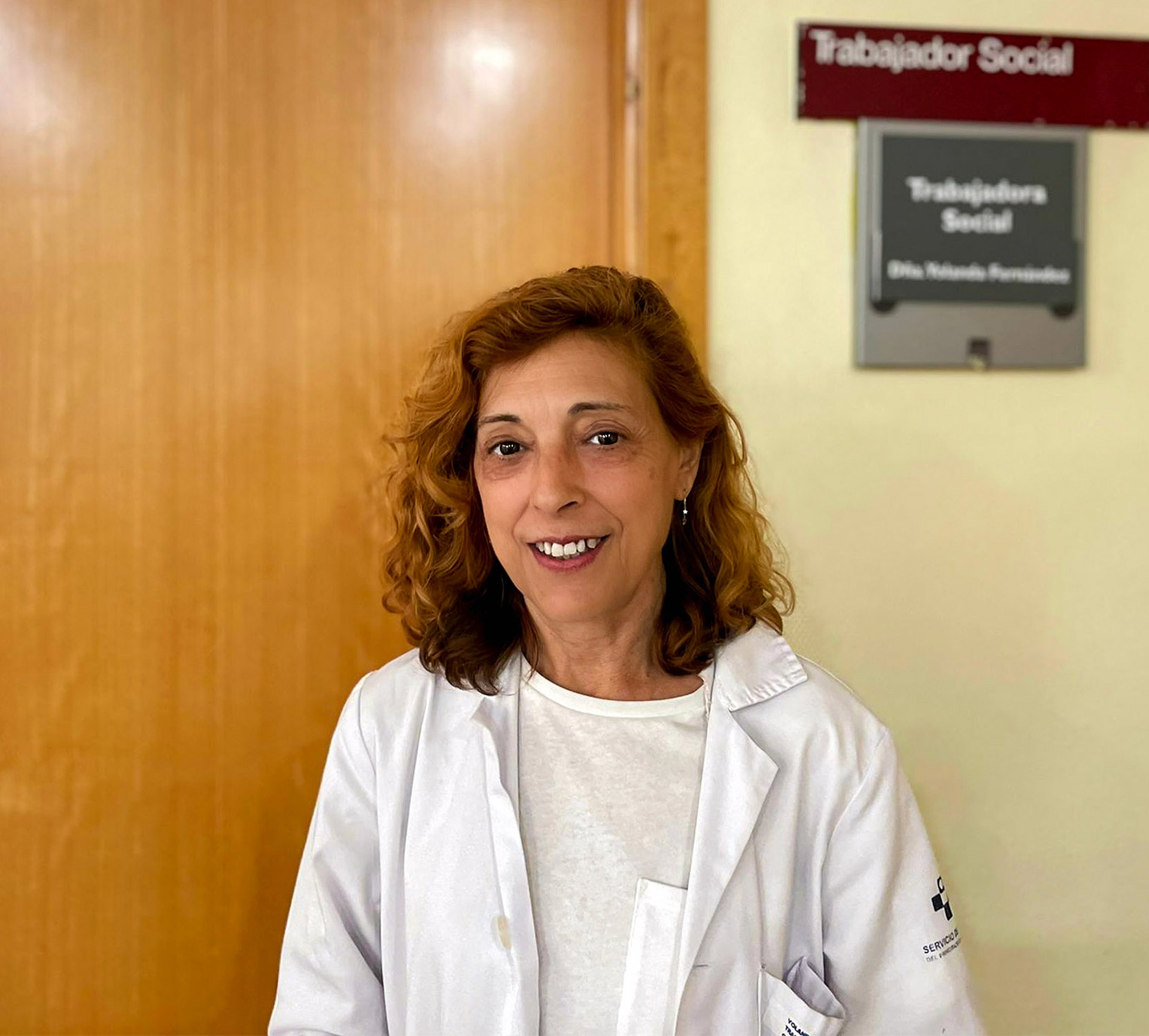 Yolanda Fernández, a social worker in Centro de Salud El Llano