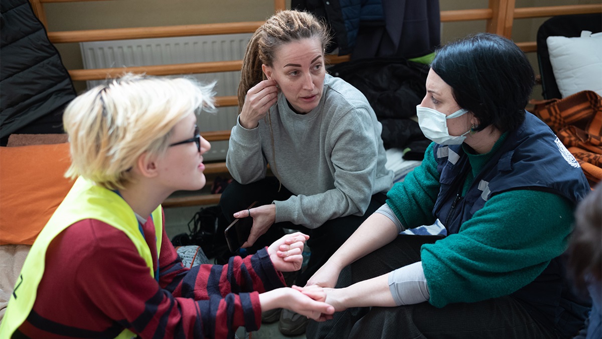 First-ever meeting of WHO mental health coalition focuses on Ukrainians