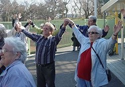 János Cser, 72, and Eta Miklóssy, 74, Hungary