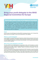 Bring your youth delegate to the WHO Regional Committee for Europe