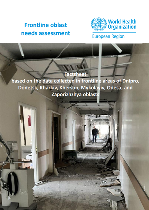 Factsheet based on the data collected in frontline areas of Dnipro, Donetsk, Kharkiv, Kherson, Mykolayiv, Odesa, and Zaporizhzhya oblasts