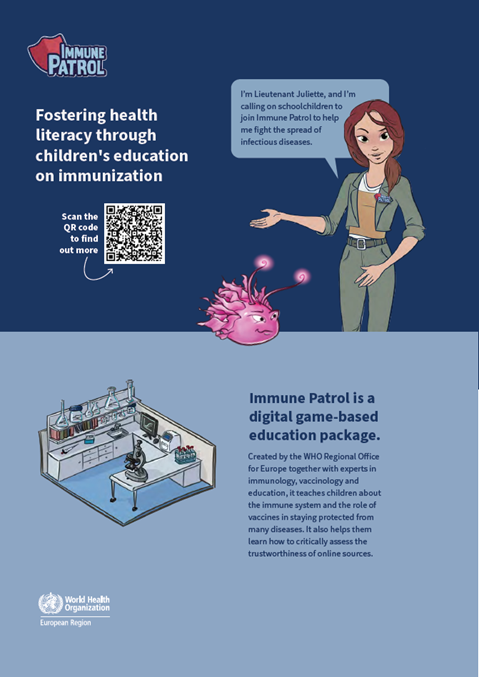 Immune Patrol information flyer