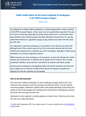 Public health advice on the recent outbreak of monkeypox in the WHO European Region. 24 May 2022