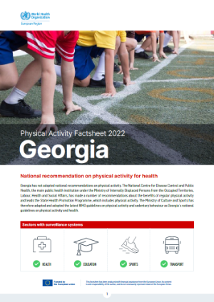 Physical Activity Factsheet 2022 - Georgia