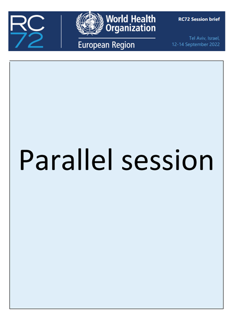 Programme - RC72 Parallel Session 1: Health Systems in Action (HSiA) Insights - Launch (12 September 2022, 13:45-14:45 IDT)