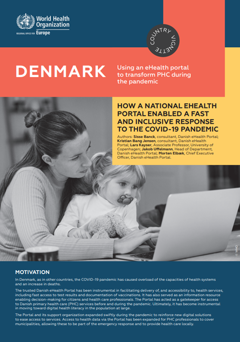 Denmark: How a national ehealth portal enabled a fast and inclusive response to the COVID-19 pandemic