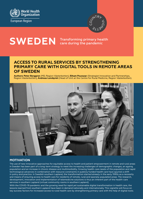 Sweden: Access to rural services by strengthening primary care with digital tools in remote areas of Sweden (2022)