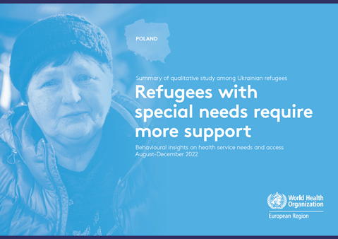 Refugees with special needs require more support