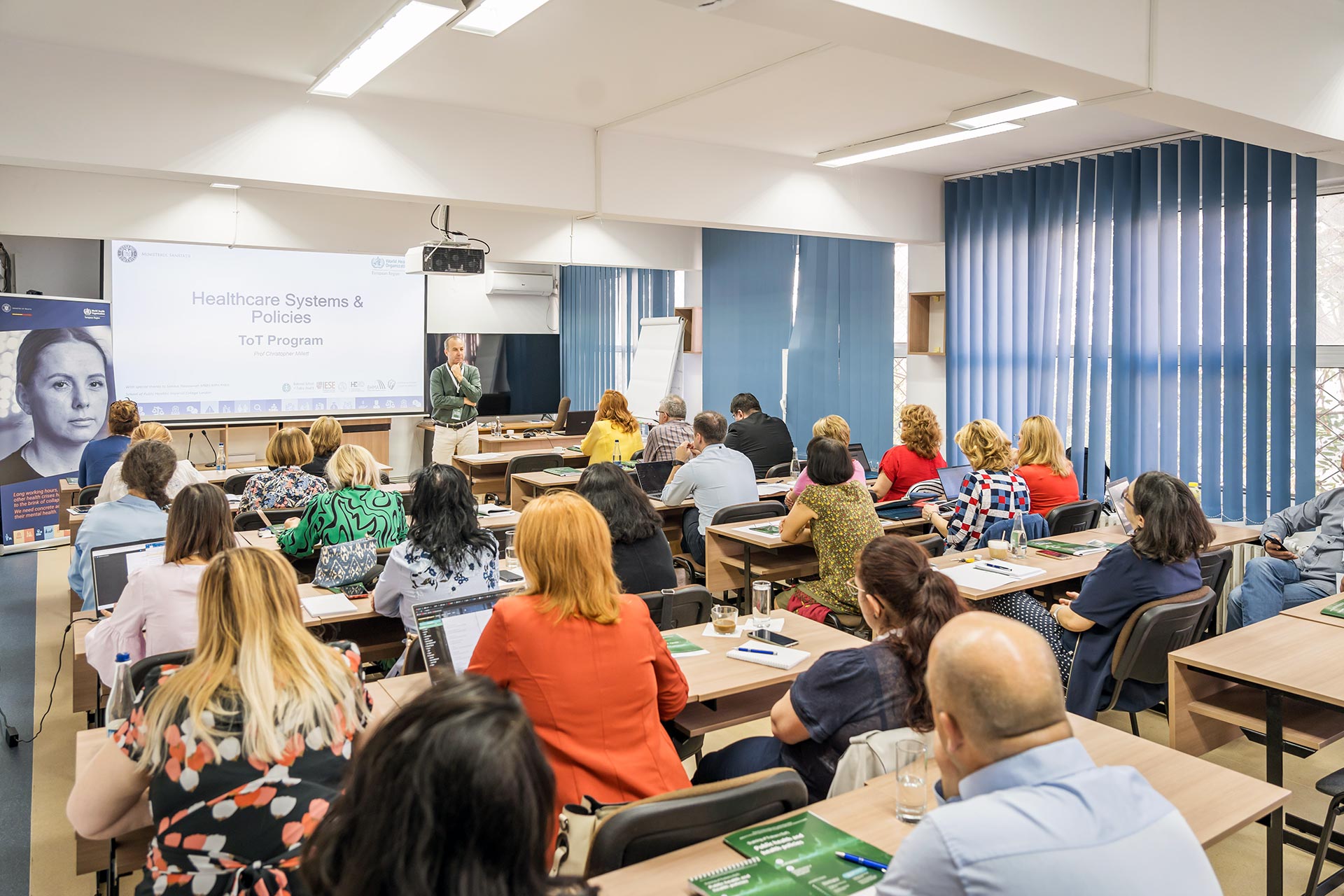 Strengthening the training capacities for health services management in Romania