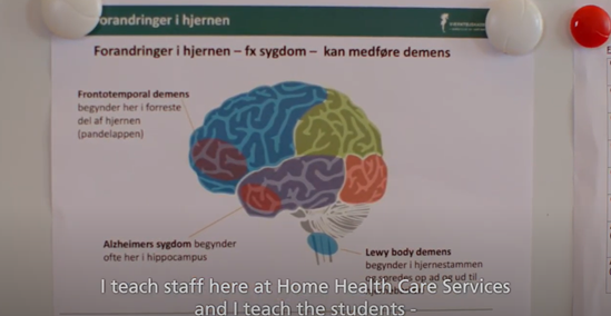 Portrait of a dementia care nurse