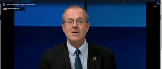 The WHO Regional Director for Europe, Dr Hans Henri P. Kluge