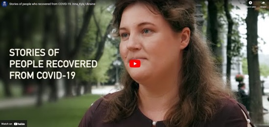 Stories of people who recovered from COVID 19 Inna Kyiv Ukraine video still